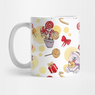 Candy-Cat pattern Mug